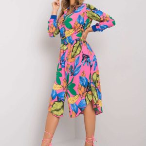 Deisha pink midi dress