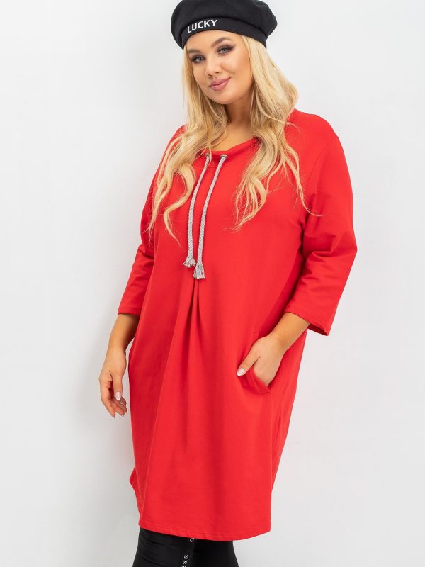 Red tunic plus size Alexa