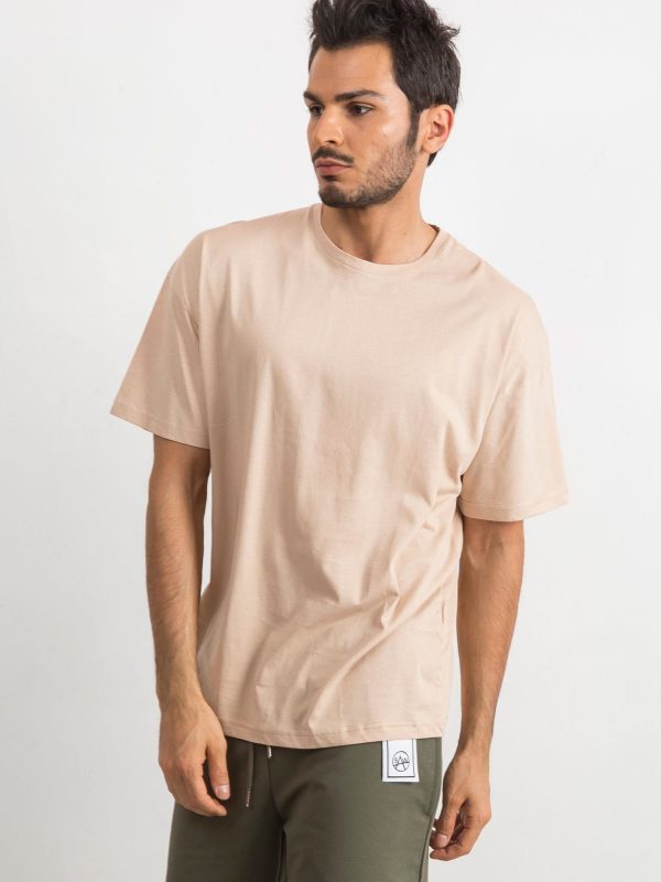 Beige Men's T-Shirt Overload