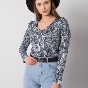 Bailey white and black blouse