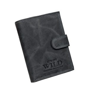 Black Leather Men Wallet