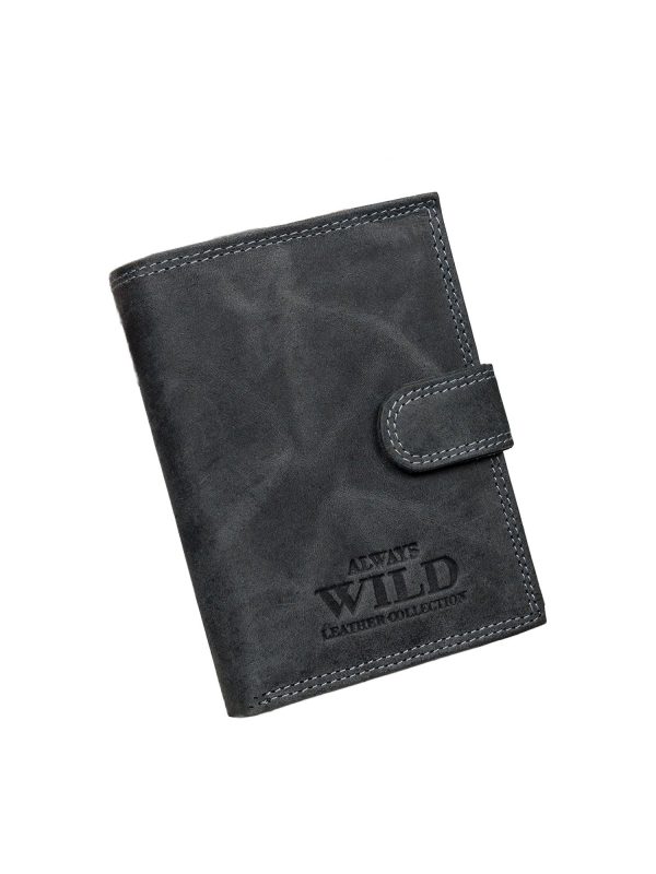 Black Leather Men Wallet