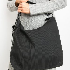 Black Striped Bag