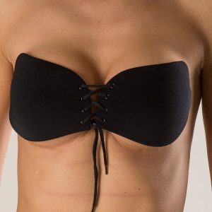 Black Self-supporting Bra