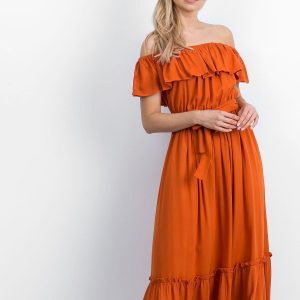 Orange Swanky Dress