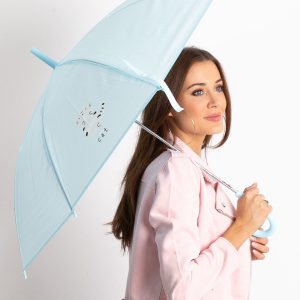 Blue Ladies Printed Umbrella