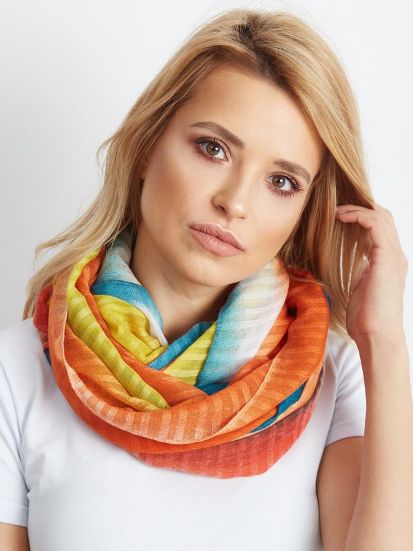 Colorful wrap with ombre patterns