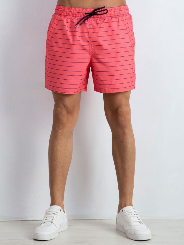 Coral Men's Shorts Fallen