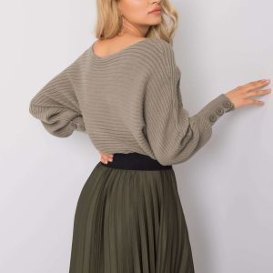 Khaki sweater Bonnita SUBLEVEL