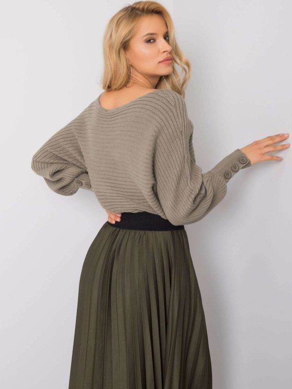 Khaki sweater Bonnita SUBLEVEL