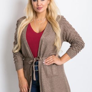 Dark Beige Plus Size Boogie Sweater