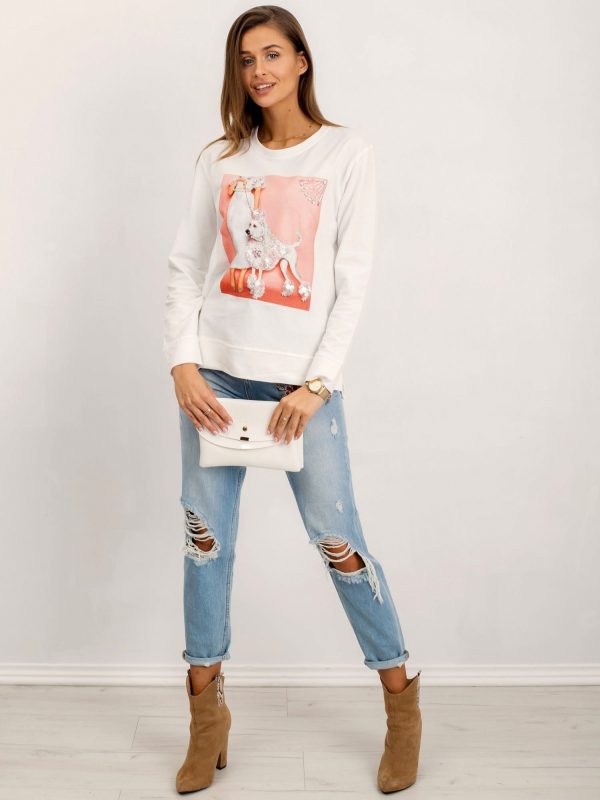 White Mood sweatshirt