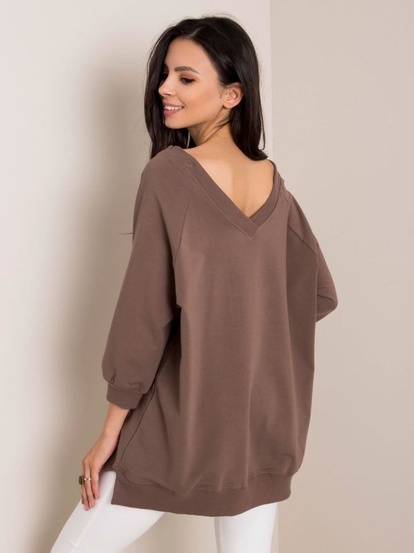 Sally RUE PARIS light brown sweatshirt