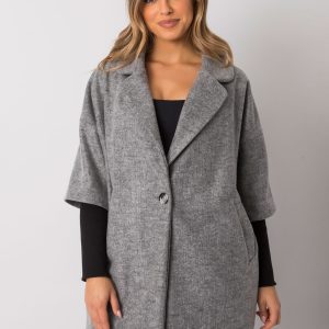 Gray loose coat Aliz RUE PARIS