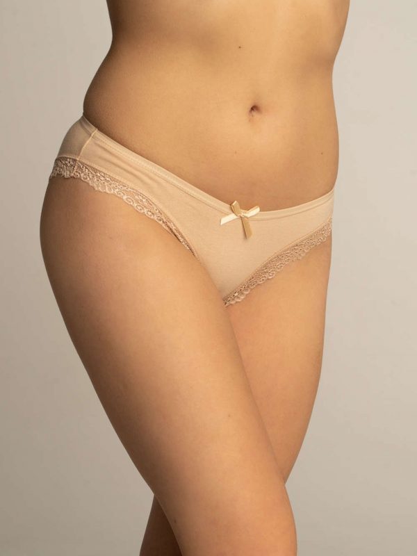 Beige women's panties