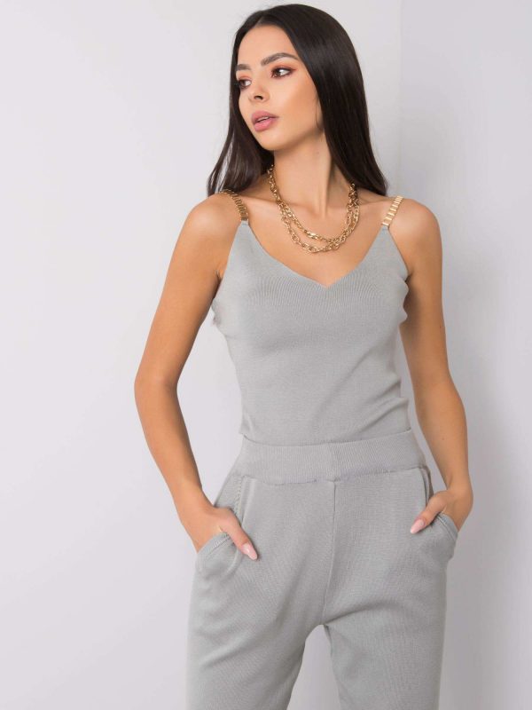 Gray Knitted Set Ophelia