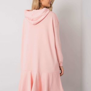 Sherine Pale Pink Sweatshirt Dress