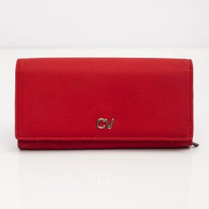 Red large wallet