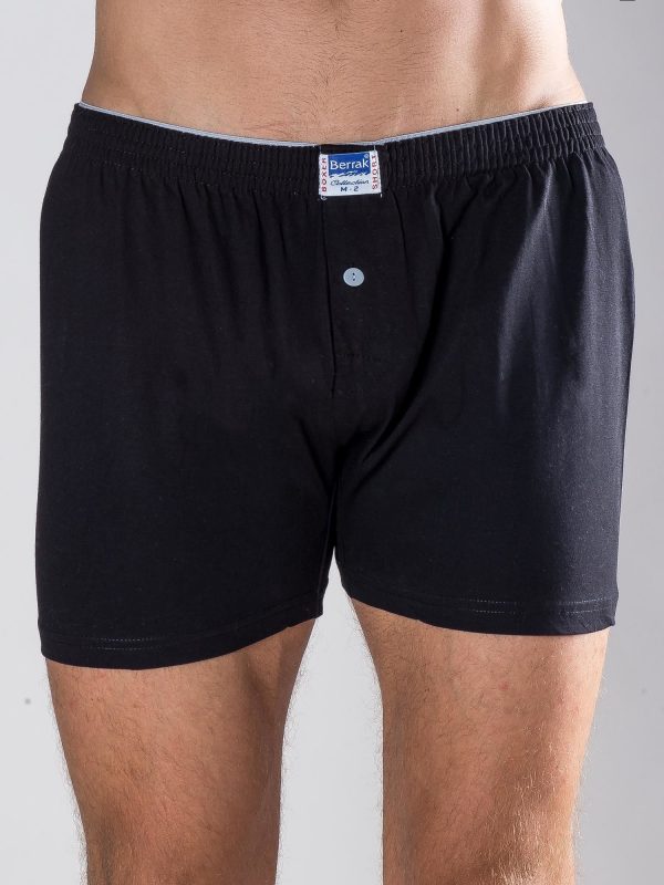 Black Men's Boxer Shorts