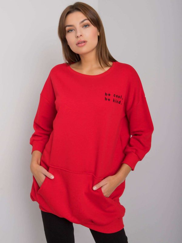 Red Shireen kangaroo sweatshirt