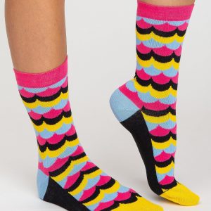 Women's socks in colorful patterns