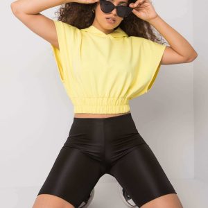 Jeneen Yellow Short Sleeve Sweatshirt