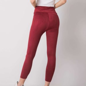 Burgundy leggings for women Aesha RUE PARIS