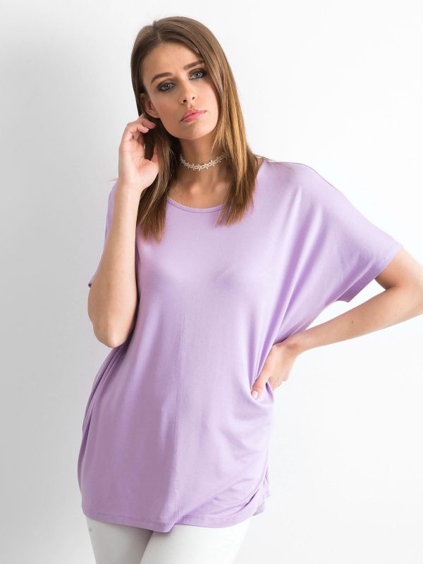 Light Purple Oversize Blouse