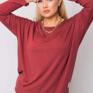 Burgundy blouse Paloma