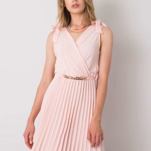 Brittany's light pink casual dress