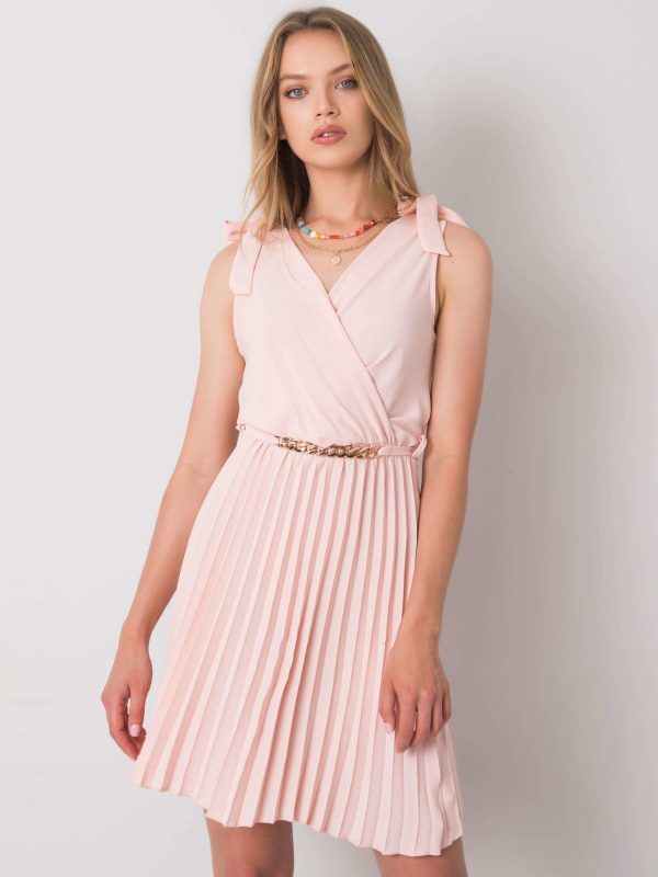 Brittany's light pink casual dress