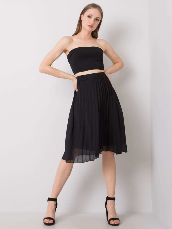 Black pleated skirt by Angie SUBLEVEL