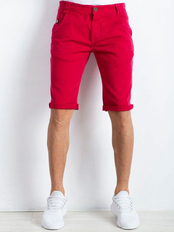 Red Seeing Men's Shorts