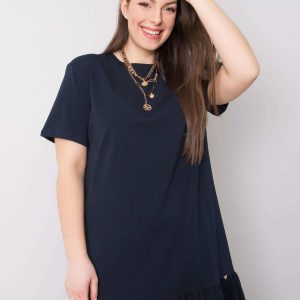 Navy Blue Plus Size Dress Sarah