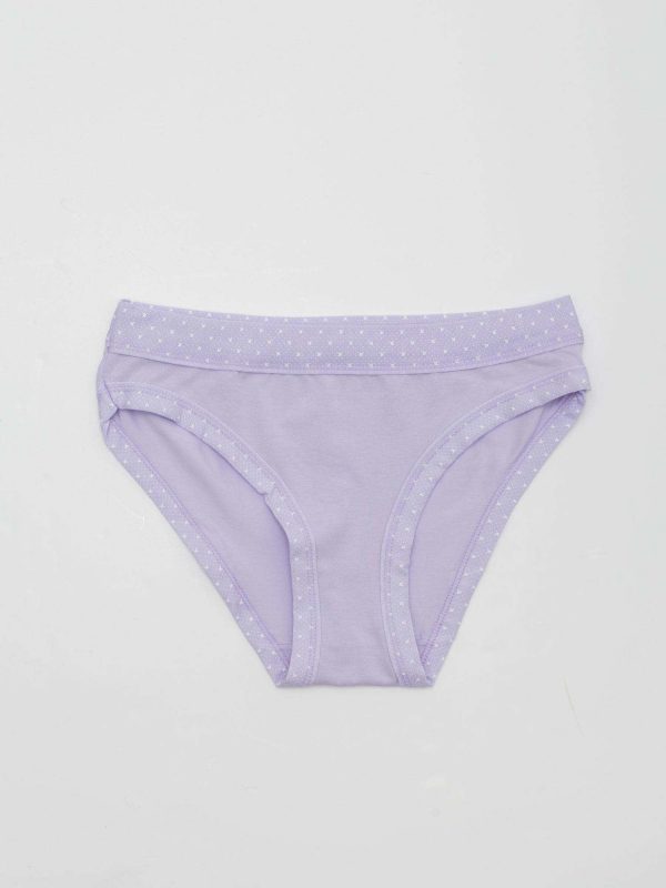 Purple Cotton Women's Panties