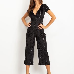 RUE PARIS Black jumpsuit Lauren