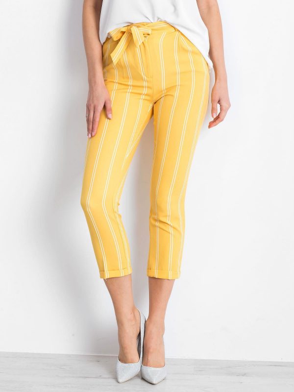 Yellow Bespoke Pants