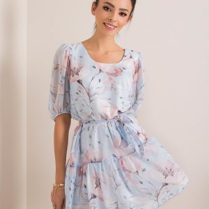 Light Blue Flower Dress