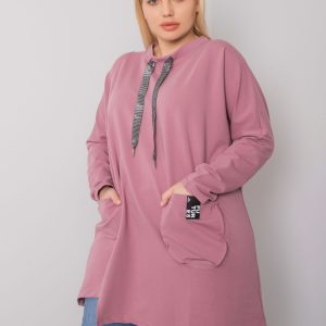 Redmond Plus Size Dirty Pink Cotton Tunic