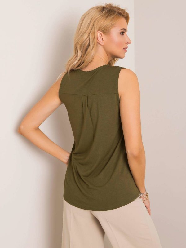 Khaki top Friendly