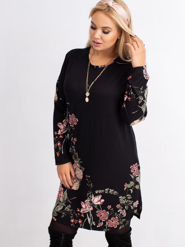 Black Plus Size Rich Dress