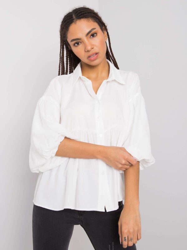 Janet RUE PARIS white shirt