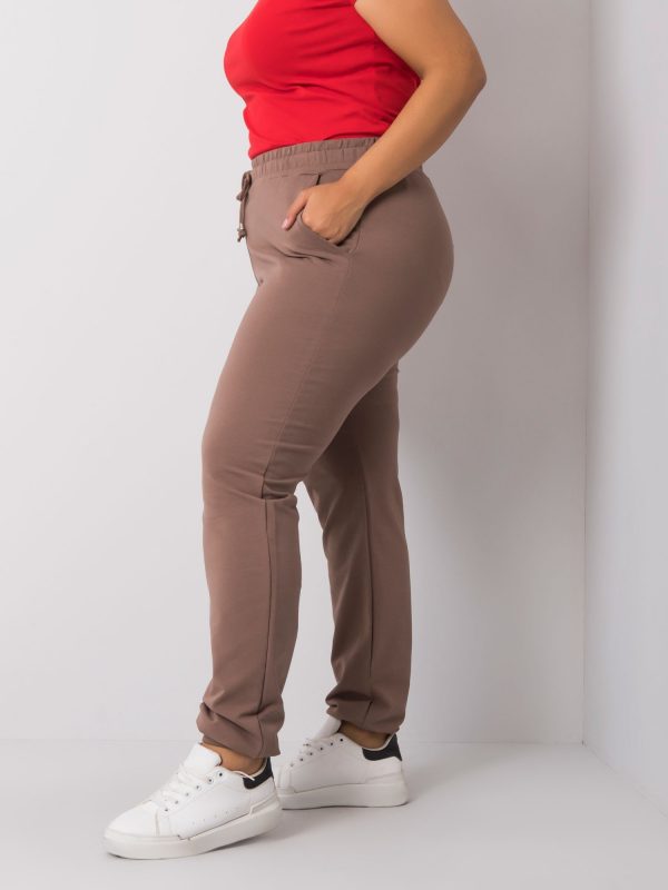 Beatriz Brown Plus Size Sweatpants