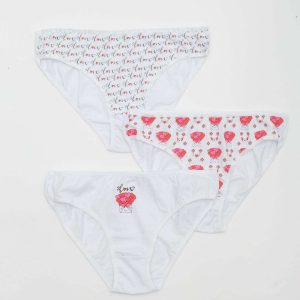 White Women's Panties 3-Pack