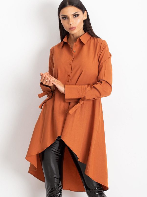 RUE PARIS Light brown Sydney shirt