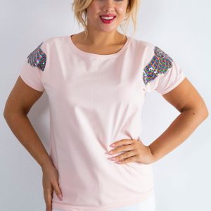 Light pink T-shirt Magically PLUS SIZE