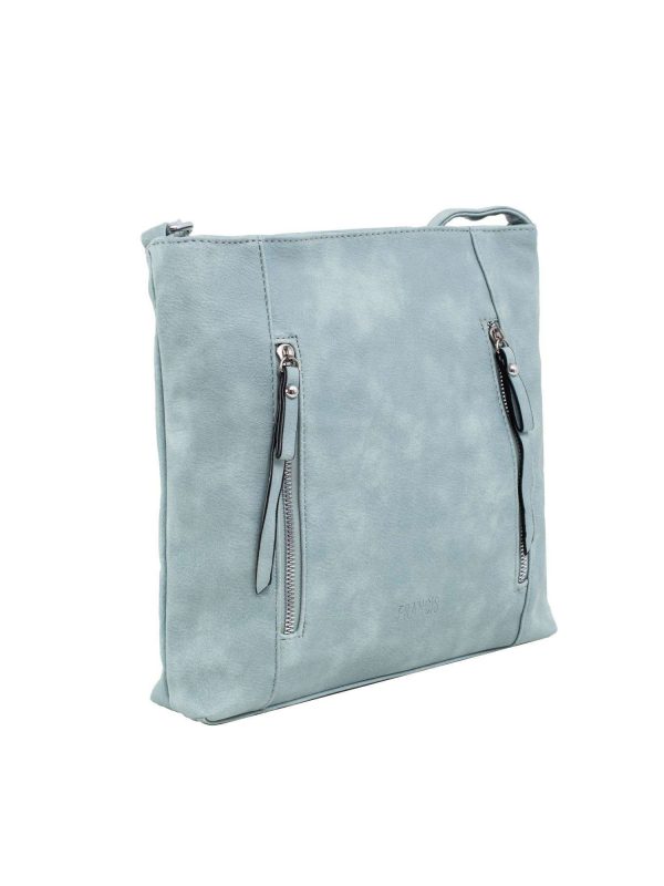 Light Blue City Shoulder Bag