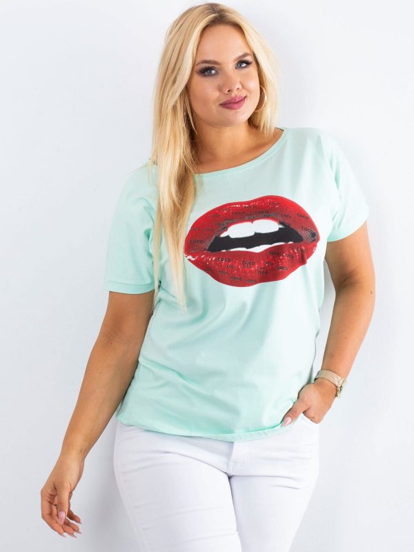 Mint t-shirt Ambitious PLUS SIZE