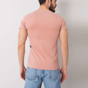 Dirty pink T-shirt for men cotton Aiden