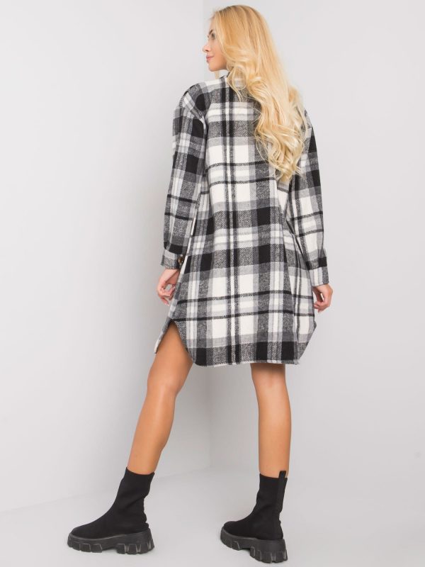 Desire Black Plaid Shirt